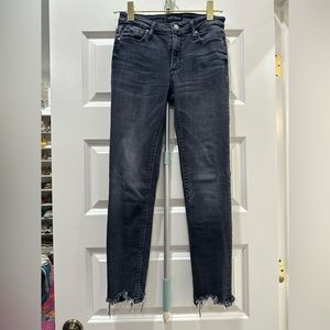 Black Orchid Carmen High Rise Ankle Fray size 26 $75 originally $211